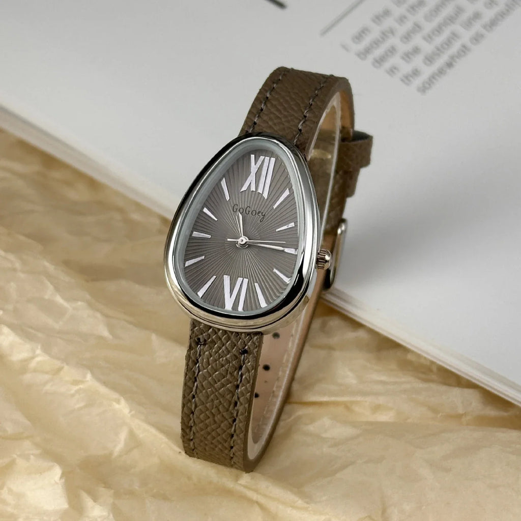 Famous Brand Women Quartz Watch Luxury Gift Ladies Snake Head Female Watch Fashion Red Leather Strap Wristwatch Dropshipping