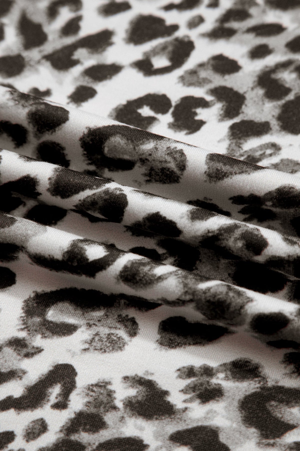 Multicolour Leopard Print Wide Leg Full Length Pants